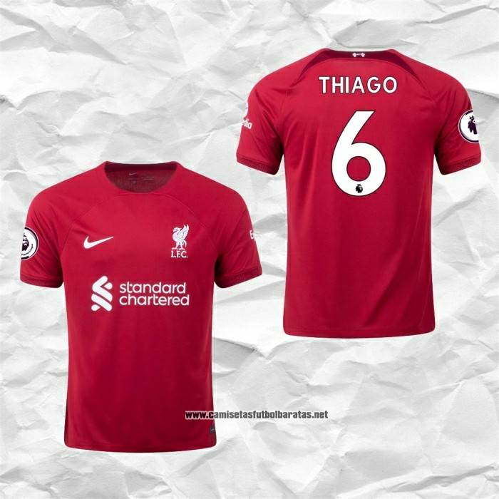 Primera Liverpool Camiseta Jugador Thiago 2022-2023